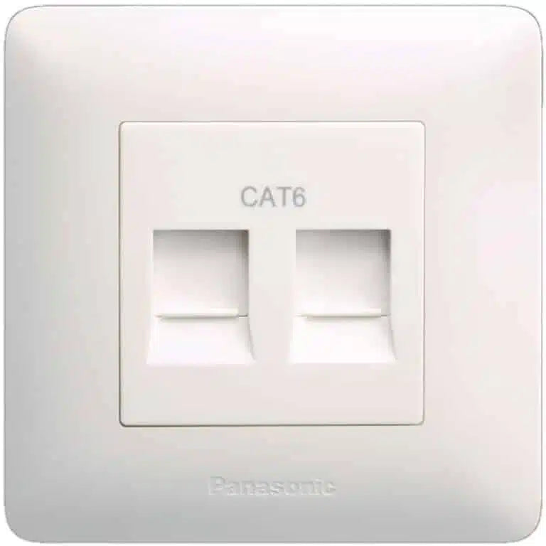 2-Gang CAT6 Data Socket - Panasonic