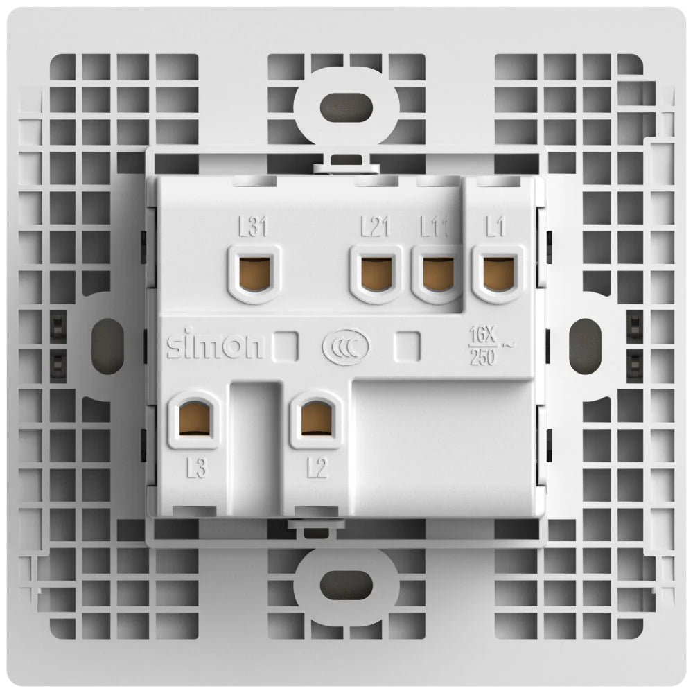 Simon M3 3G 2-Way SP Switch – 16AX 250V – 5 Colors
