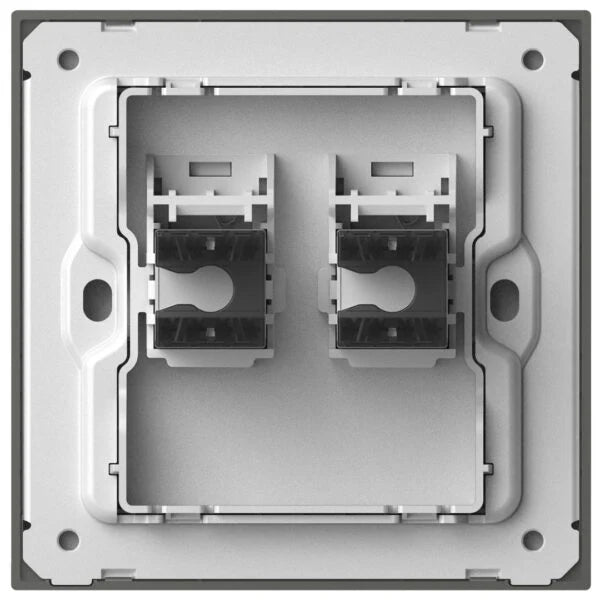 Simon 2Gang Data Outlet Cat6 M7-Metal Series