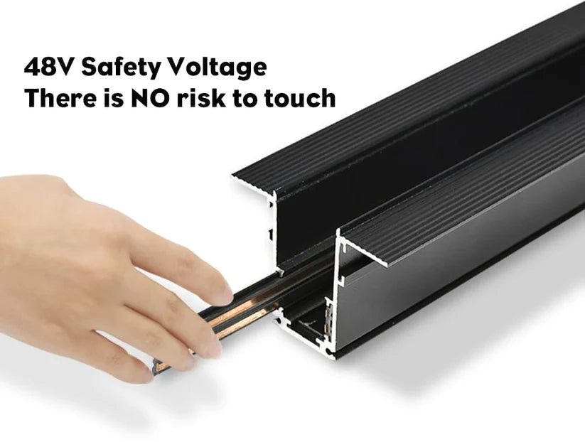 Recessed Magnetic Track (3 meter)