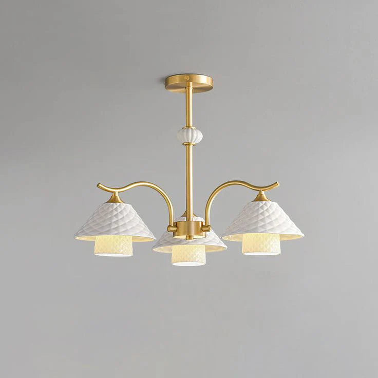 Modern Luxury Ceramic Shade Chandelier (600mm)