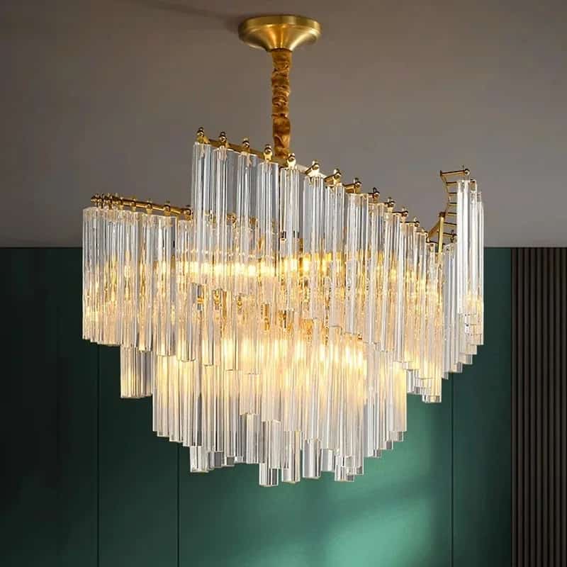 Modern Luxury Spiral Crystal Chandelier (600mm)