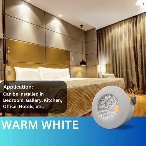 Recessed COB Down Light 1W 1"