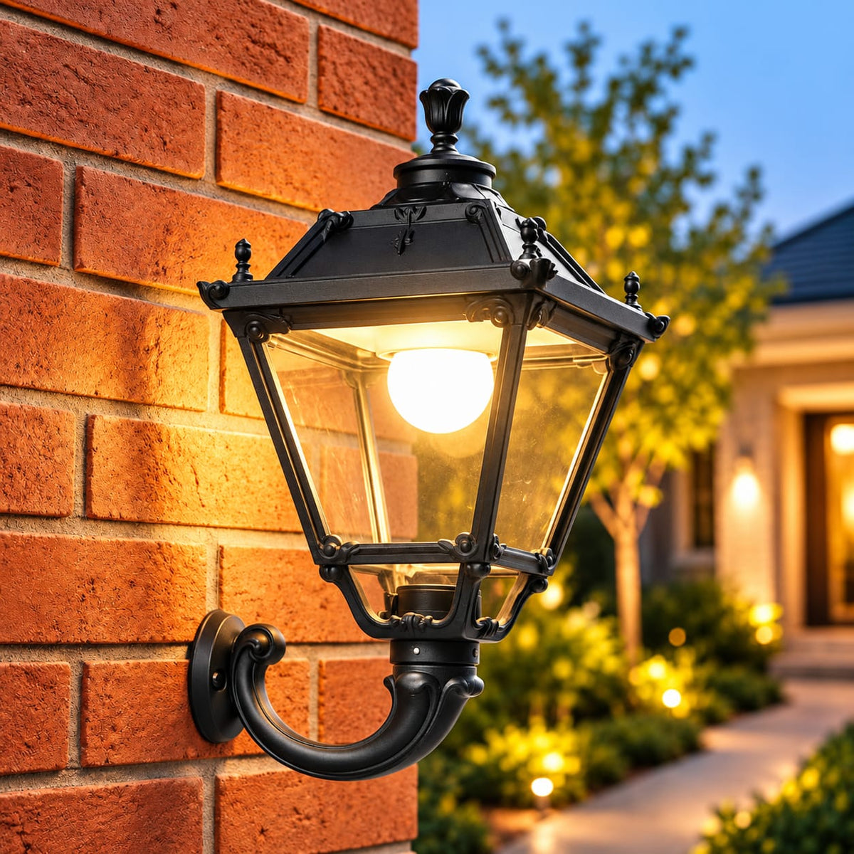 Fumagalli TOBIA Square Wall Lantern Light