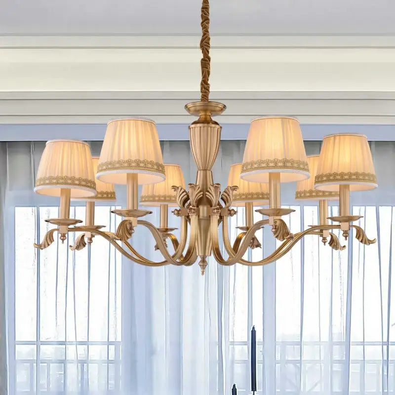 Traditional Vintage Lampshade Chandelier (900mm)