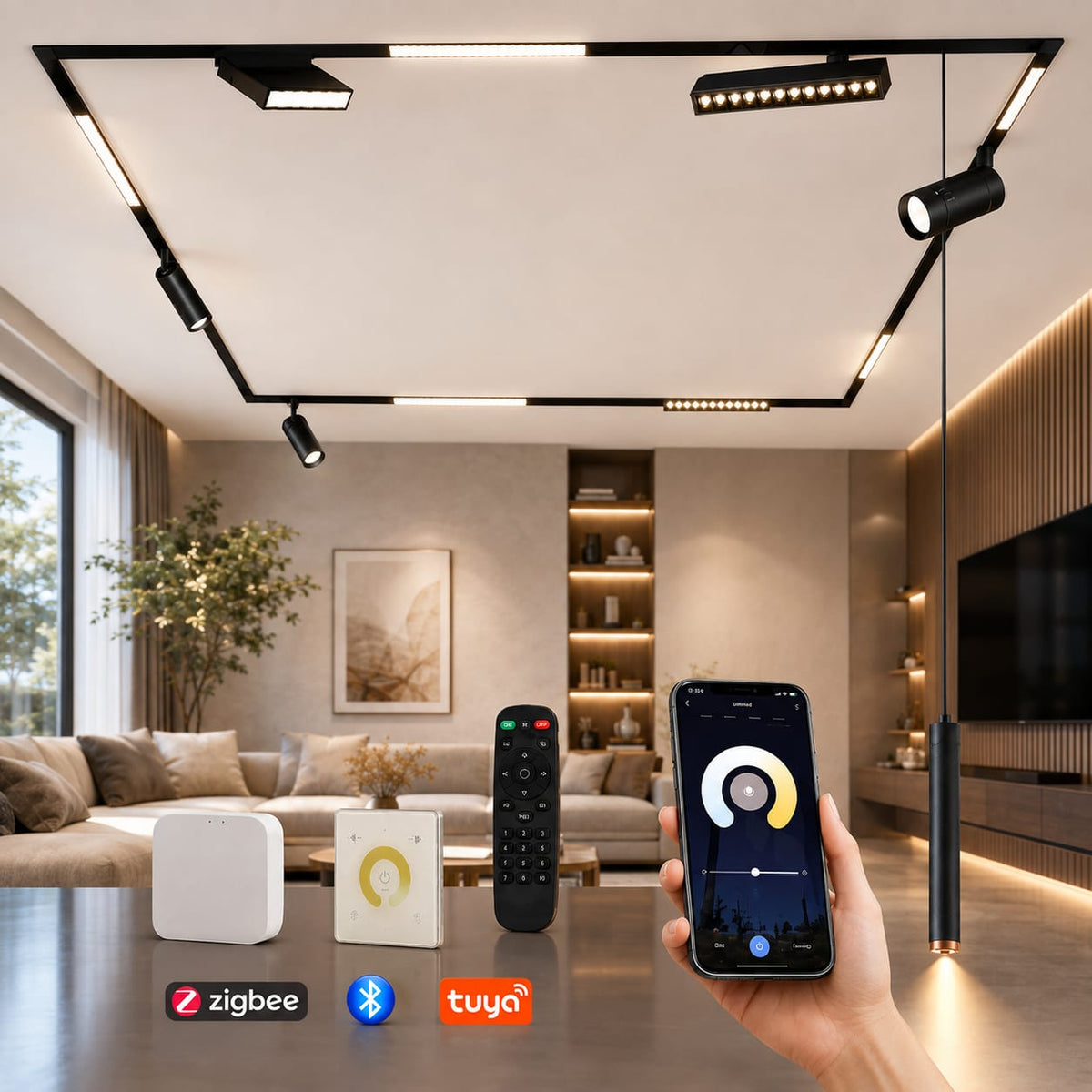 Smart Magnetic Track Lights