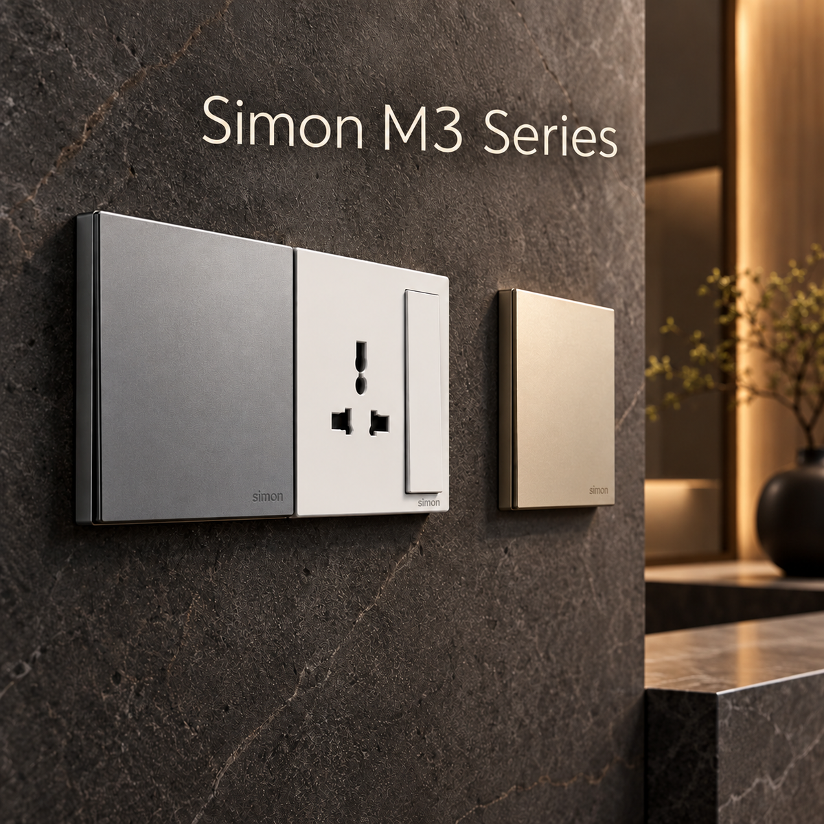 simon m3 series switches & sockets