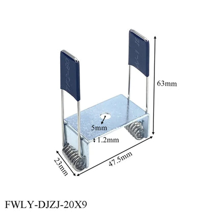 Recessed Magnetic Track Springs