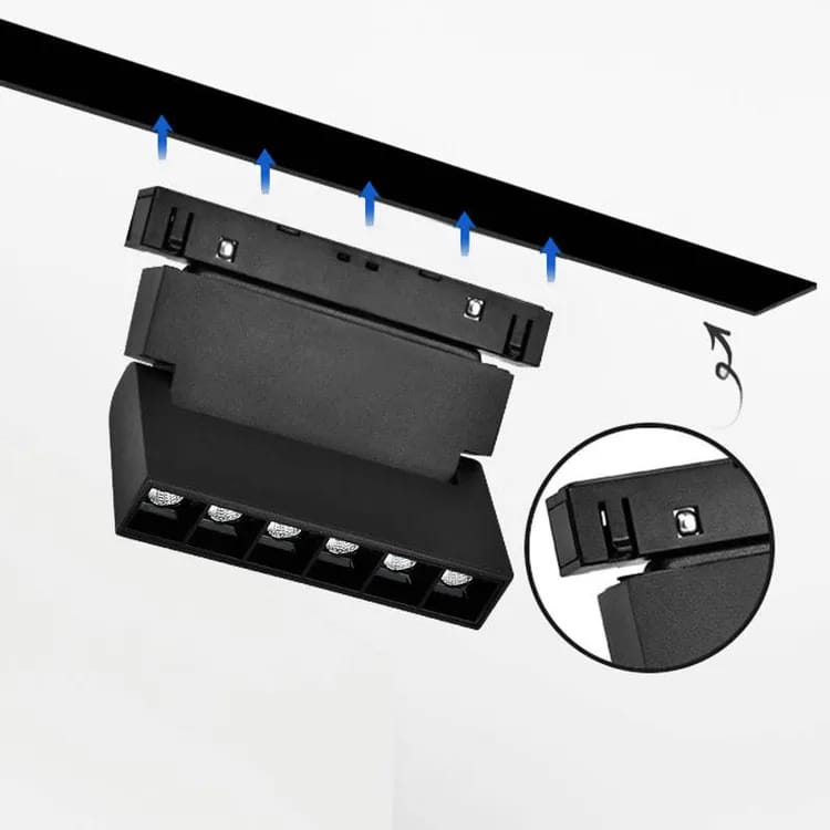 Recessed COB Magnetic Rotatable Laser Light  6W