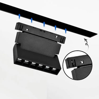 Recessed COB Magnetic Rotatable Laser Light  6W