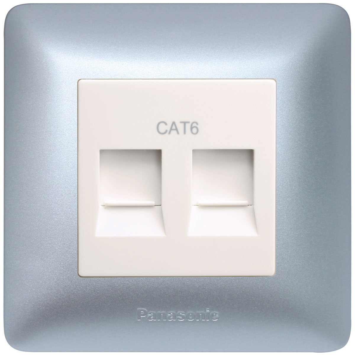 2-Gang Data Socket CAT6 - Panasonic