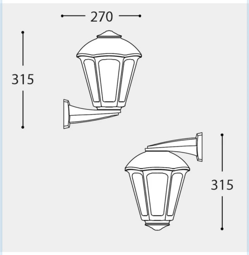 NARDO-GIAMPY Classic Outdoor Wall Light (Lifetime Guarantee)