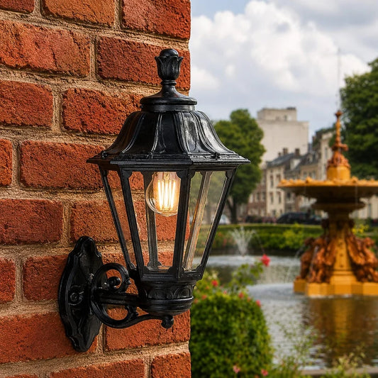 Bisso-Rut Hexagonal Outdoor  Wall Light (Lifetime Guarantee)