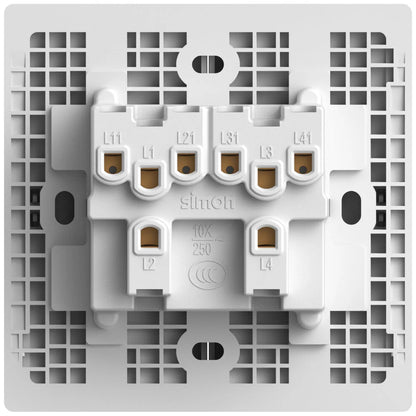 Simon M3 4G 1-Way SP Switch (3×3) – 16AX 250V – 5 Colors