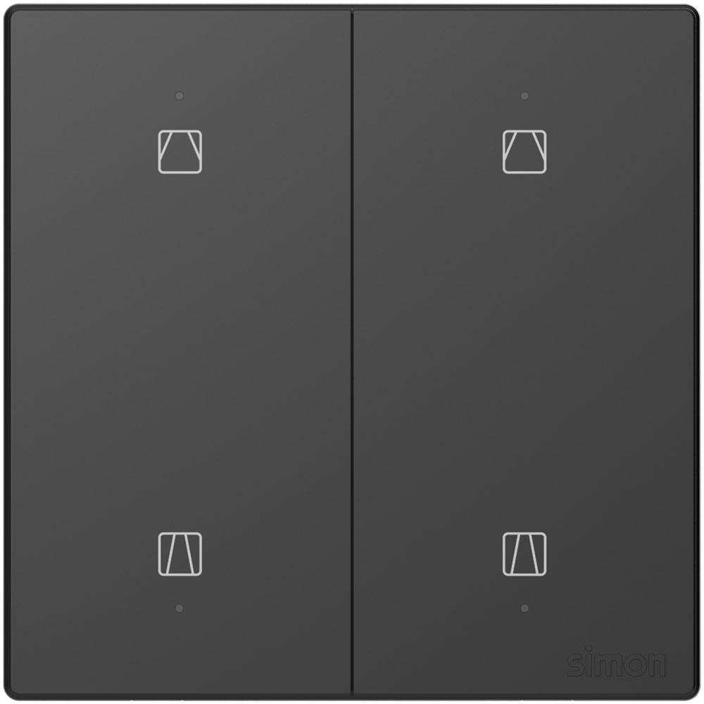 Simon 2G Smart Curtain Switch M3 - Color