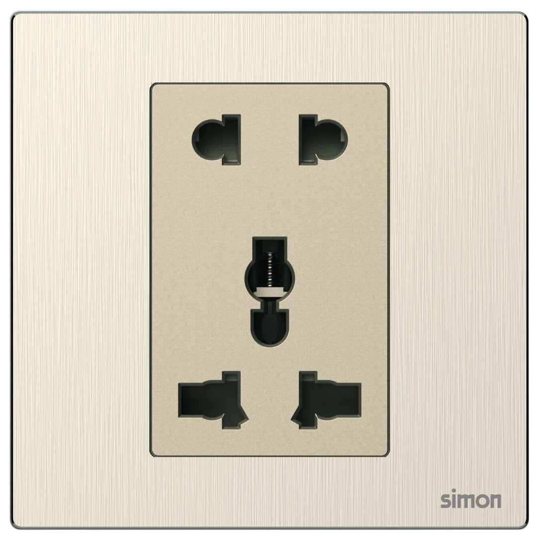Simon 2Pin and International Socket M7-Metal Series