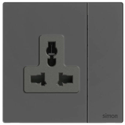 Simon 1G International Switched Socket M7-Gem Series