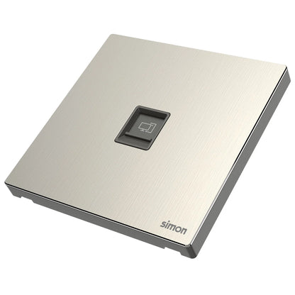 Simon 1G Data Outlet Cat6 M7-Metal Series