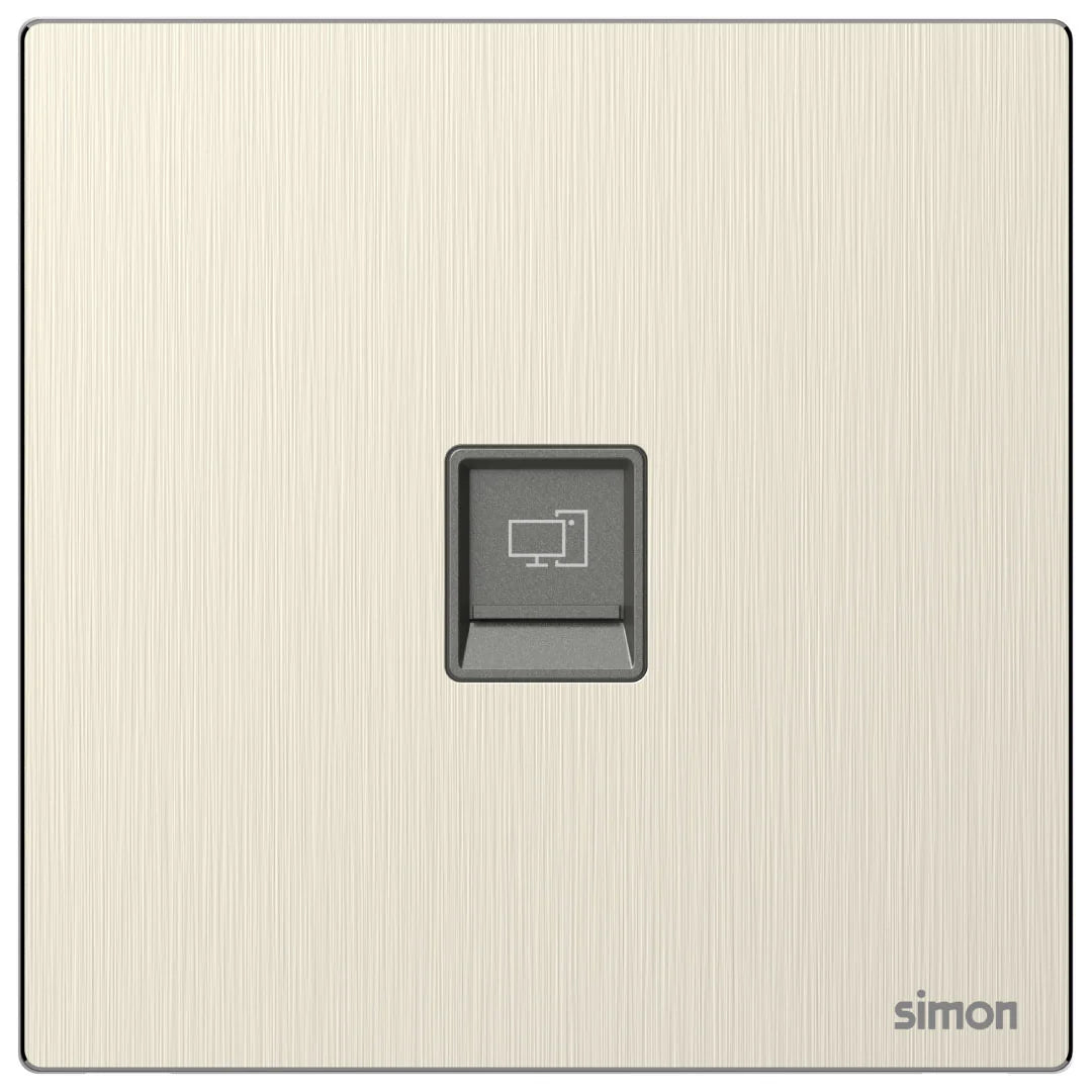 Simon 1G Data Outlet Cat6 M7-Metal Series