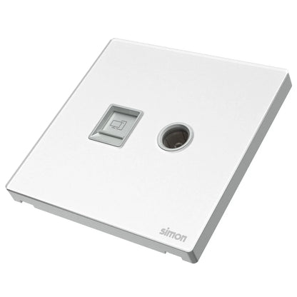 Simon TV & Data Outlet Cat6 M7-Gem Series