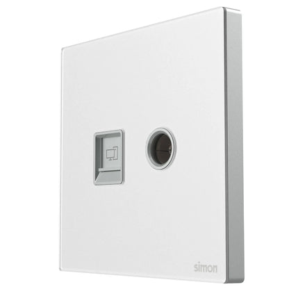 Simon TV & Data Outlet Cat6 M7-Gem Series