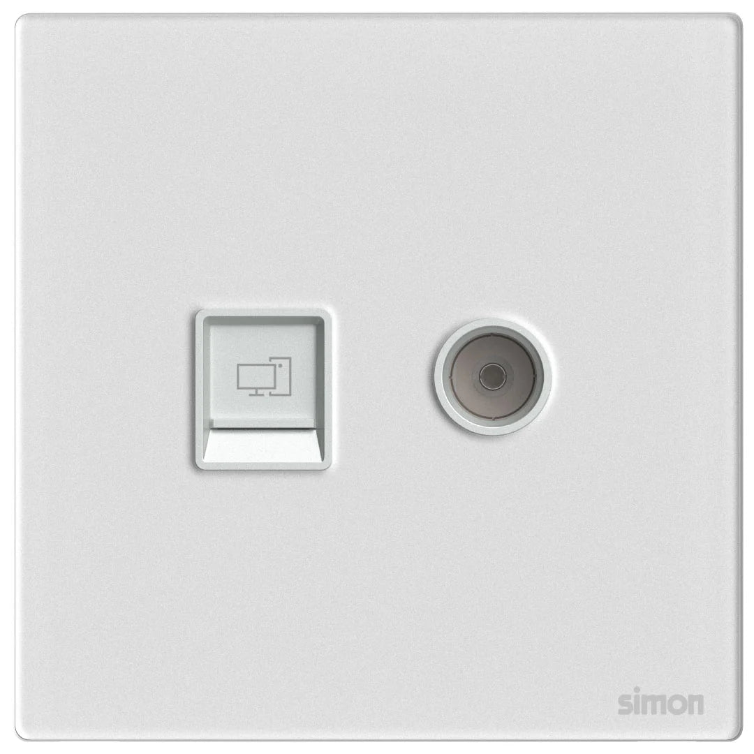Simon TV & Data Outlet Cat6 M7-Gem Series