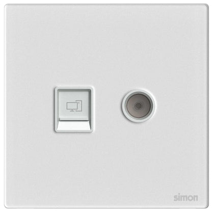 Simon TV & Data Outlet Cat6 M7-Gem Series