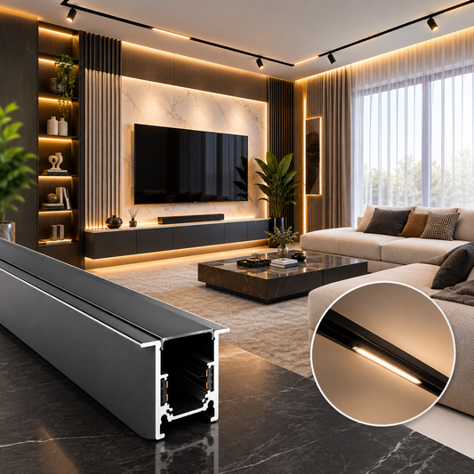 Recessed Magnetic Track (3 meter)
