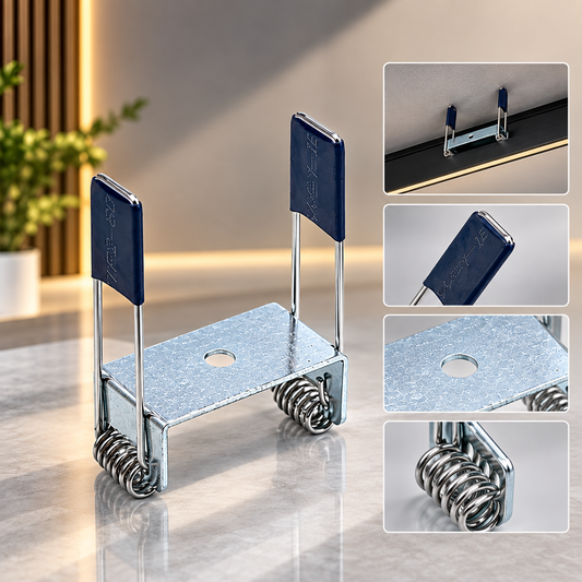 Recessed Magnetic Track Springs