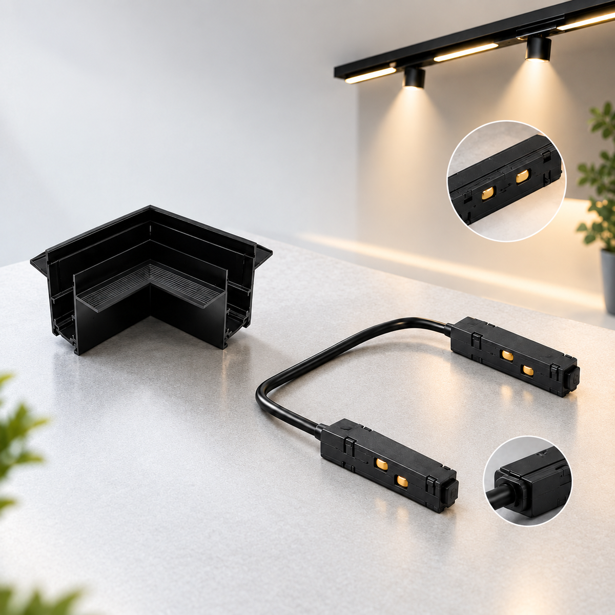 Recessed Magnetic Flexible Connector