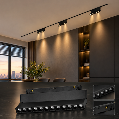 Recessed COB Magnetic Rotatable Laser Light  12W