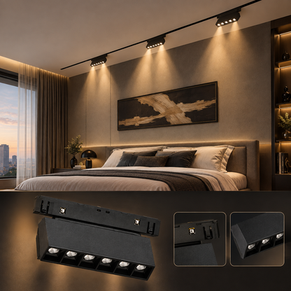 Recessed COB Magnetic Rotatable Laser Light  6W