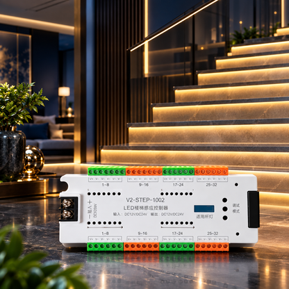 32-Channel Stair Light Sensor Controller