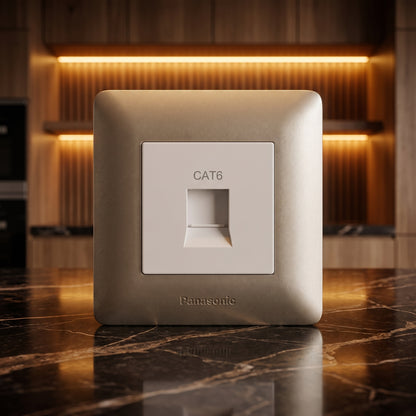 1 Gang Data Socket CAT6 - Panasonic - Color