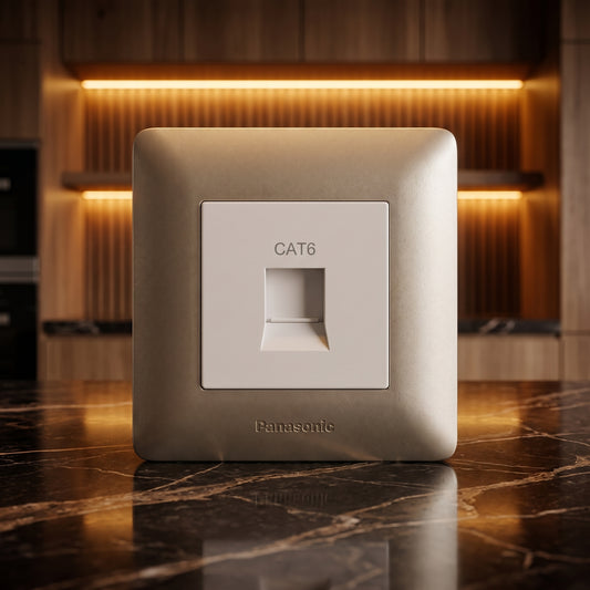 1 Gang Data Socket CAT6 - Panasonic - Color