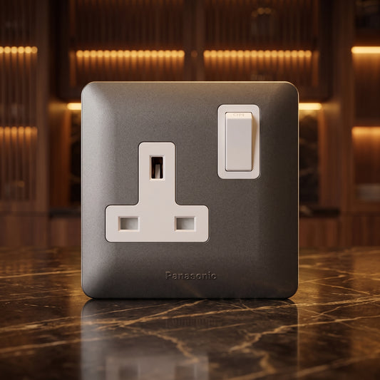 1 Gang 13A BS Socket - Panasonic - Color