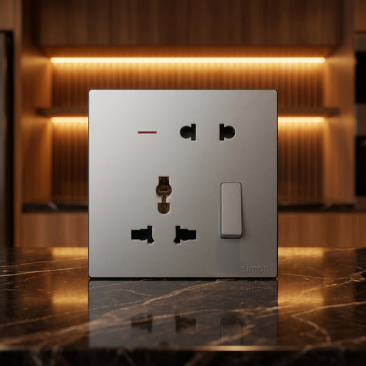 2Pin & Multi Socket with Switch - Color