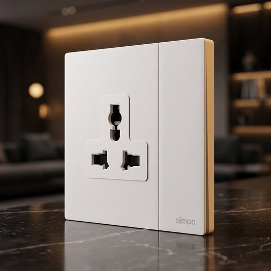 Simon 1G International Switched Socket M7-Gem Series