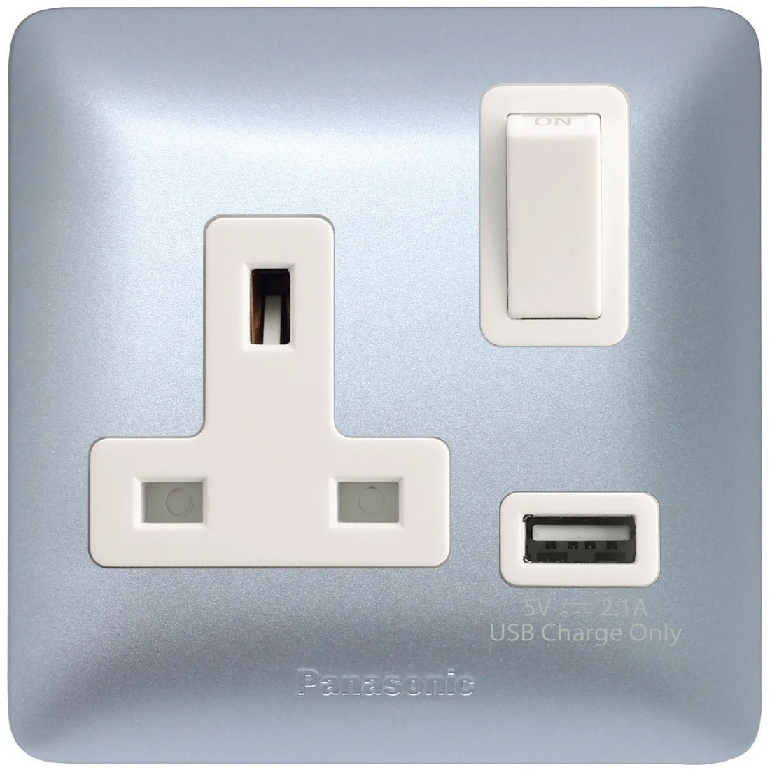 1G 13A Socket with USB Charger - Panasonic - Color
