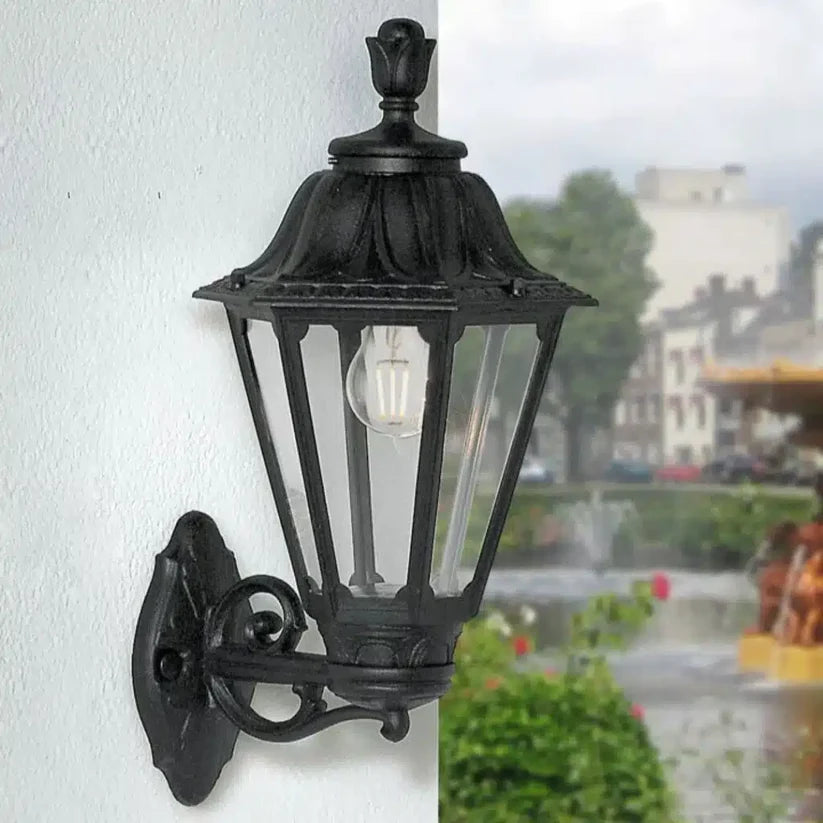 Bisso-Rut Hexagonal Outdoor  Wall Light (Lifetime Guarantee)