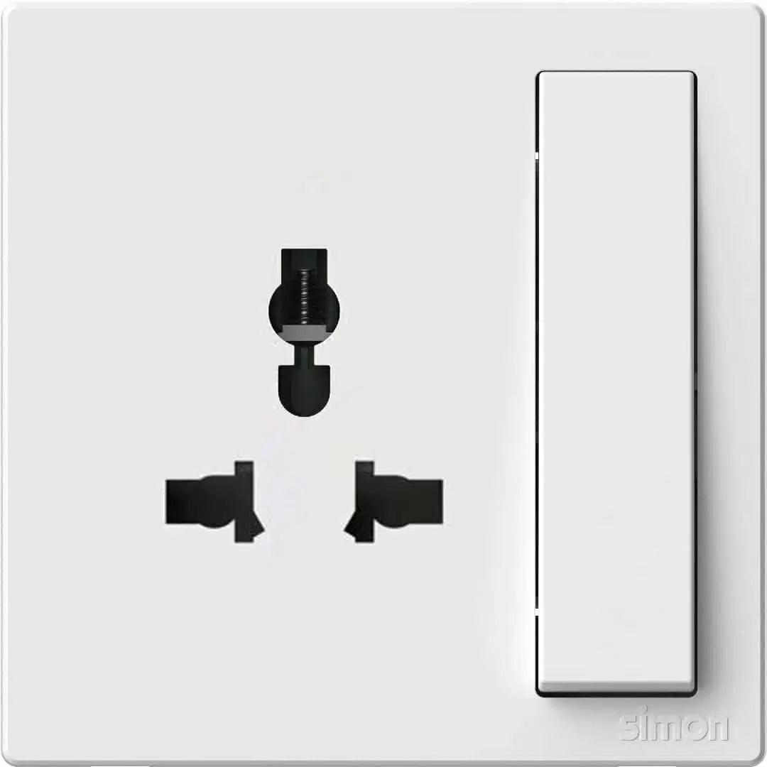1G Multi-Plug Socket with Switch - Color