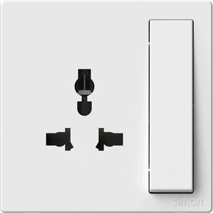 1G Multi-Plug Socket with Switch - Color