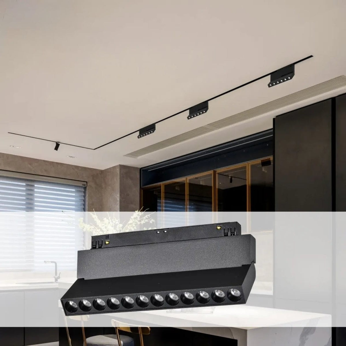 Recessed COB Magnetic Rotatable Laser Light  12W