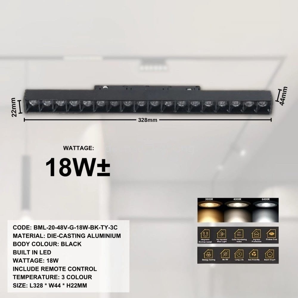 Recessed  COB Magnetic Fixed Laser Light 18W
