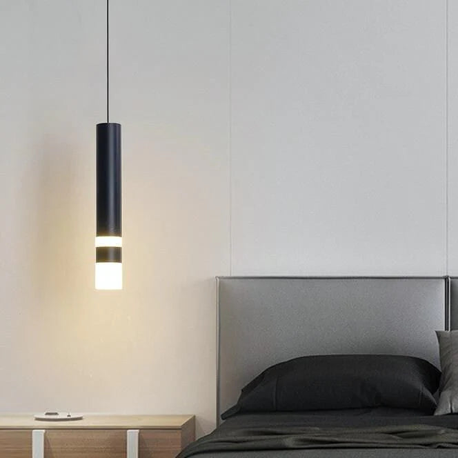 Long Cylindrical LED Hanging Light