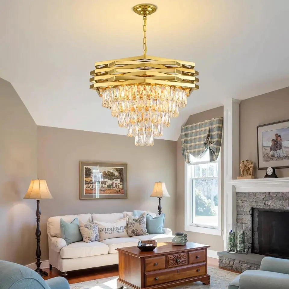 Luxury Gold Crystal Chandelier (800mm)