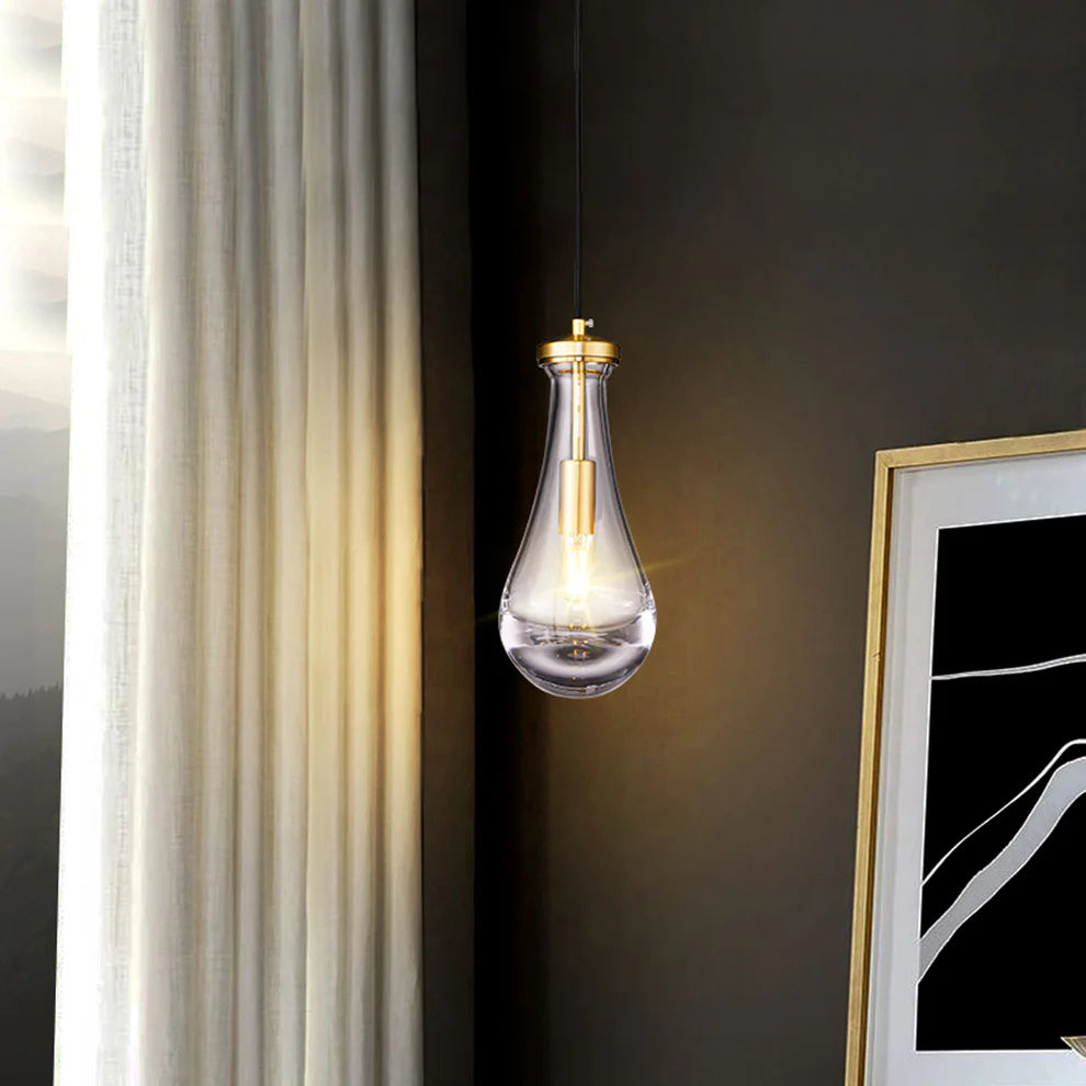 Modern Luxury Water Drop Shaped Hanging Light