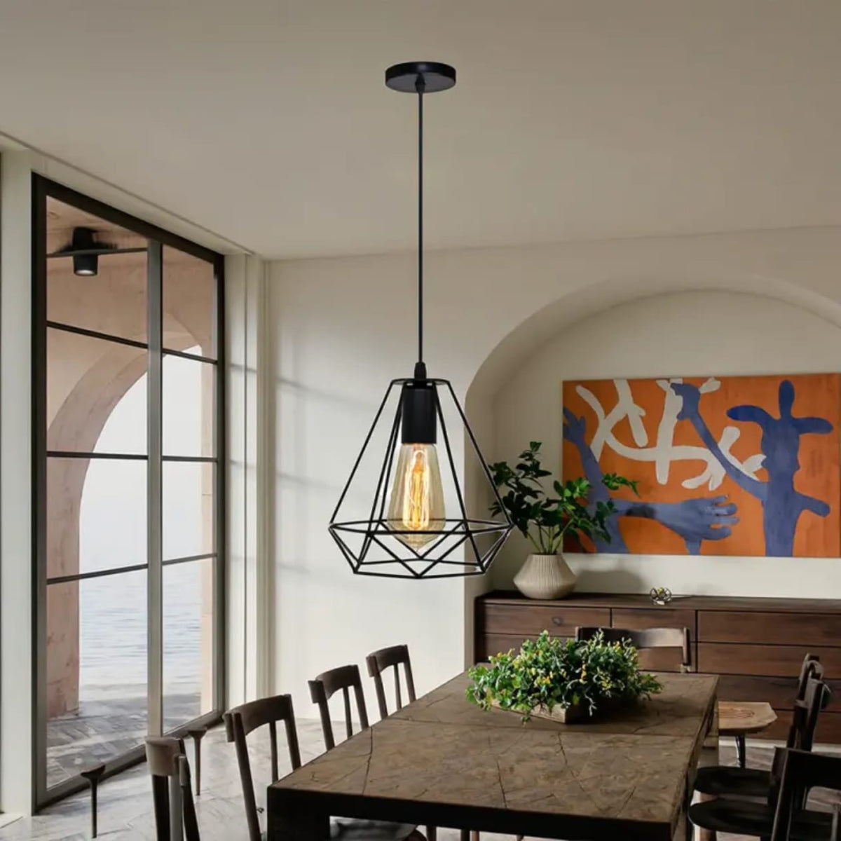 Modern Retro Hanging Light