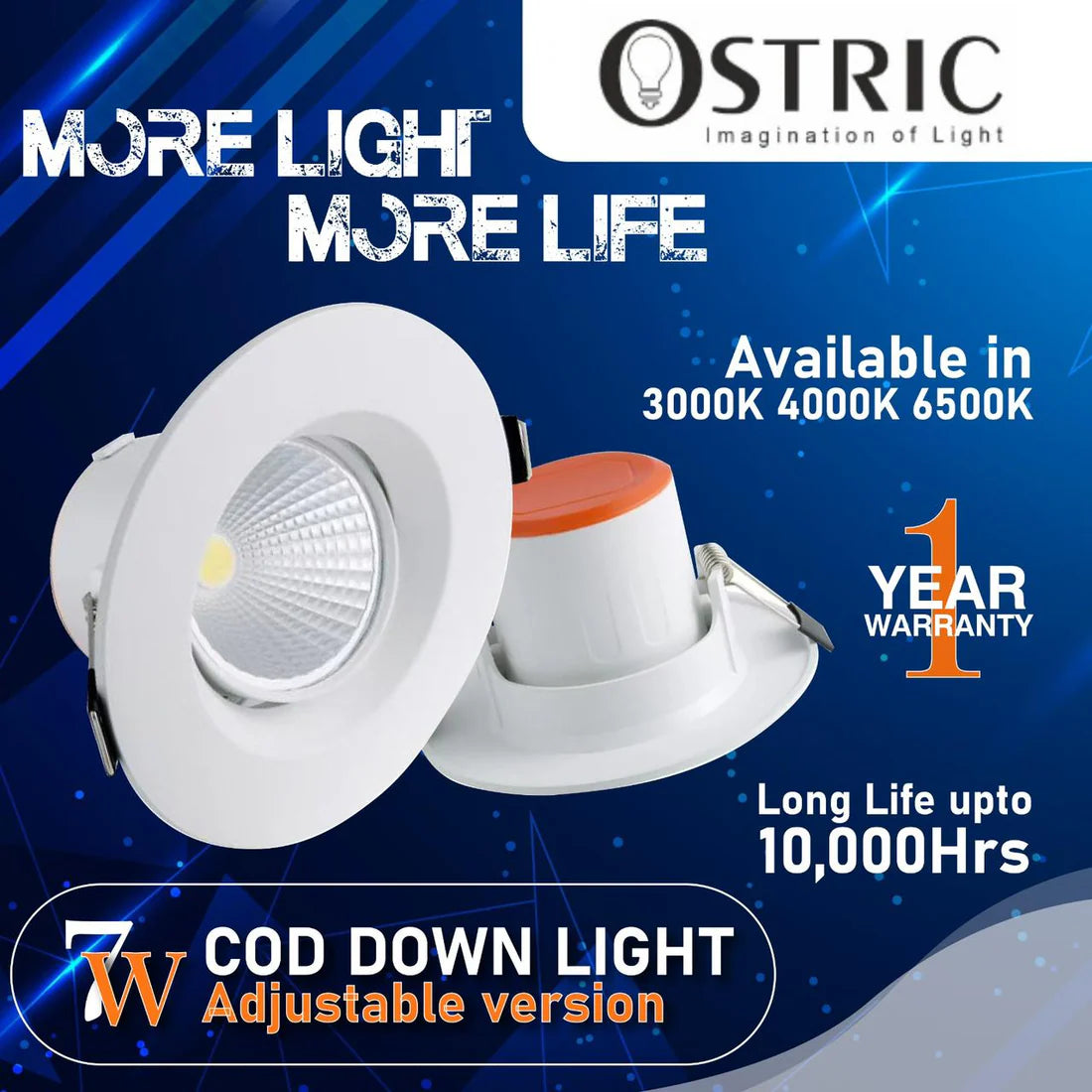 Ostric COB Down Light 7W