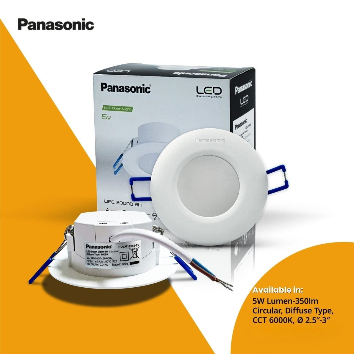 Panasonic Mini SMD Down Light 5W